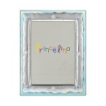 Παιδική ασημένια κορνίζα PRINCELINO Αστεράκια MA/143D-C