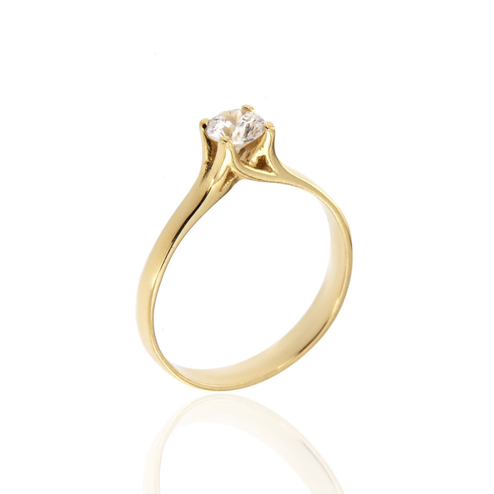 ring-solitaire-14 Μονόπετρο δαχτυλίδι 16089Υ - Image 1