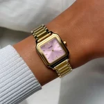 CLUSE Gracieuse Petite Watch Steel, Mauve Pink, Gold Colour CW11819 - Image 4