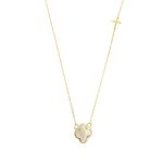 Κολιέ Clover με σταυρό CH013