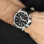 FESTINA Chronograph Black Leather Strap F20692/4 - Image 2