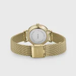 CLUSE Boho Chic Petite Watch Mesh Crystals, Grey, Gold Colour CW10501 - Image 3