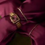 CLUSE Gracieuse Petite Watch Steel, Dark Cherry, Gold Colour CW11812 - Image 5