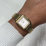 CLUSE Gracieuse Petite Watch Steel, Glass Pearls, White, Gold Colour CW11826 - Image 4
