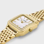 CLUSE Gracieuse Petite Watch Steel, Glass Pearls, White, Gold Colour CW11826 - Image 3