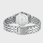 CLUSE Retro 70s Mini Watch Steel, Sage Green, Silver Colour CW16301 - Image 3